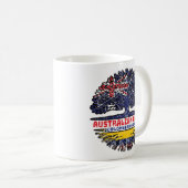 Mug Colombie Colombie Australie Australie racine d'arb (Devant droit)