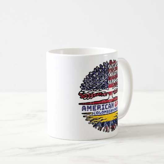 Mug Colombie Colombie Colombie États-Unis Amérique Éta (Devant droit)