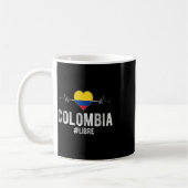 Mug Colombie #libre Colombie Libre Drapeau Colombien P (Gauche)
