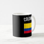 Mug Colombie Vacances Souvenir Colombien Drapeau Colom (Devant droit)