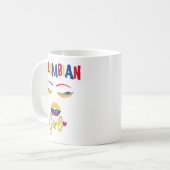 Mug Colombienne fière d'être originaire de Colombie  (Devant gauche)