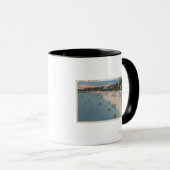 Mug Colonial Beach, VA - Plage de soleil et de baignad (Devant droit)