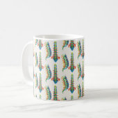 Mug Colonne Vertébrale Aquarelles (Mosaïque) (Devant gauche)