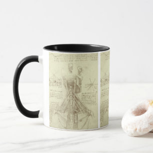 Mug Colonne vertébrale de l'anatomie humaine de Léonar
