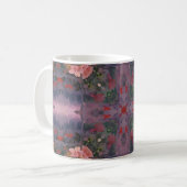 Mug Colonnes de fleurs pavillon rose et rose (Devant gauche)