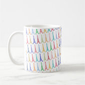 Mug color eiffel towertern pattern (Gauche)