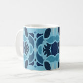 Mug Color Fun Blue Collage Classique (Devant gauche)
