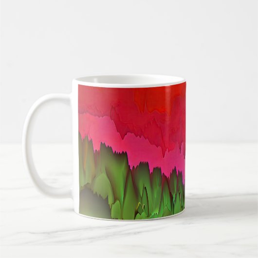 Mug "Color Serenade" Art Abstrait coloré (Gauche)