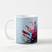 Mug "Color Splash" - Énergisez votre journée avec (Gauche)