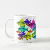 Mug Color Swirl Fish (Gauche)