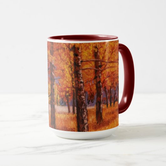 Mug Colorado Aspens in Beautiful Autumn Splendor (Devant droit)
