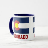 Mug COLORADO : Drapeau d'Etat du Colorado (Devant gauche)