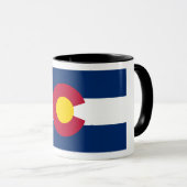 Mug Colorado : Le drapeau américain du centenaire (Devant droit)