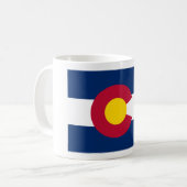 Mug Colorado : Le drapeau américain du centenaire (Devant gauche)