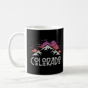 Mug Colorado Retro Vintage Extérieur Montagne Graphic