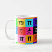 Mug colorblock happy pi day (Gauche)