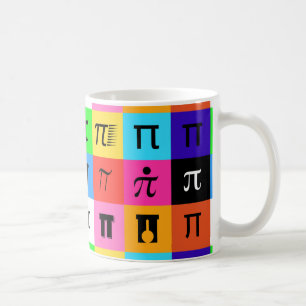 Mug colorblock happy pi day