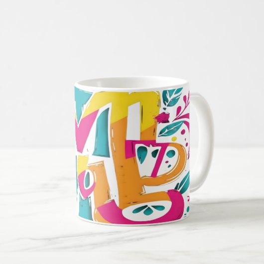 Mug Coloré (Devant droit)