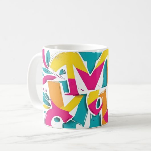 Mug Coloré (Devant gauche)