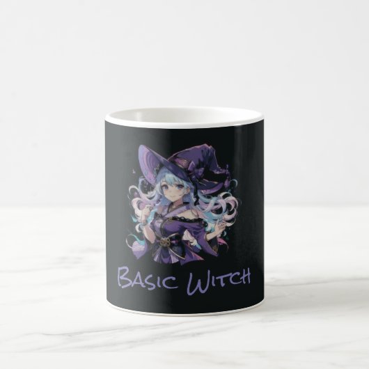 Mug Coloré/Anime/sorcière/Halloween (Centre)