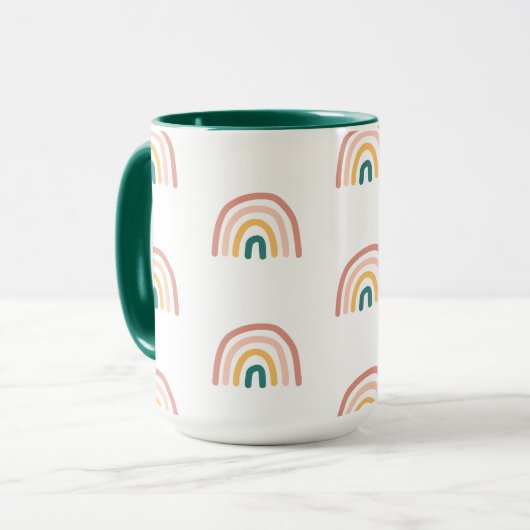 Mug coloré arc-en-ciel (Devant gauche)