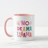 Mug Coloré aucun lama de drame (Gauche)