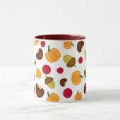 Mug Coloré Automne Citrouille Berries Motif (Centre)