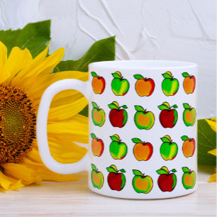 Mug Coloré Automne Pomme Motif Cadeau mignon pour ense