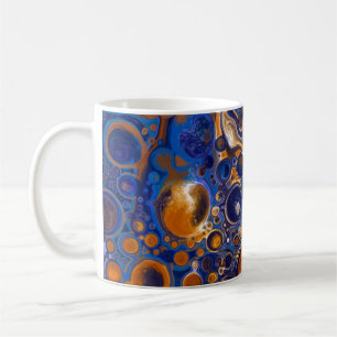Mug Coloré bleu et cuivre pour la peinture Cellules Co