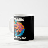 Mug Coloré Chameleon Lizard Vie Rainbow Reptile (Devant gauche)