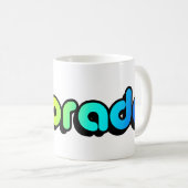 Mug coloré coloré. v2. (Devant droit)
