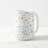 Mug Coloré Confetti Motif Automne (Devant droit)