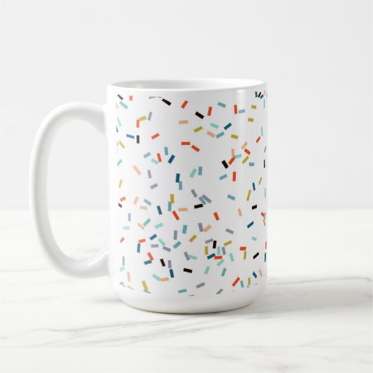 Mug Coloré Confetti Motif Automne (Gauche)
