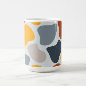 Mug Coloré, cool, tendance, bio géométrique moderne (Centre)
