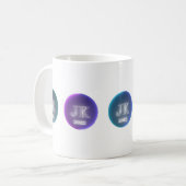 Mug coloré de cinq ans (Devant gauche)