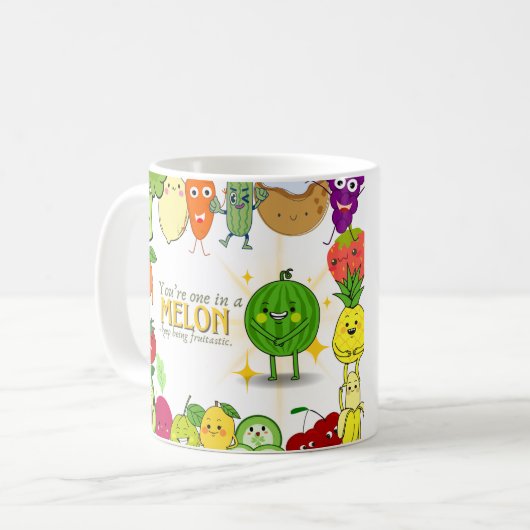 Mug coloré de fruits (Devant gauche)