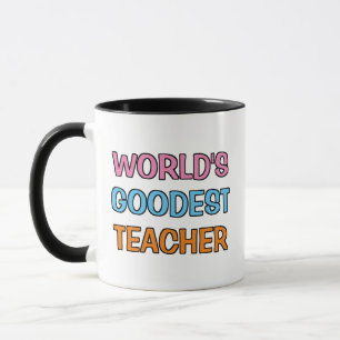 Mug Coloré drôle mignon meilleur enseignant jamais