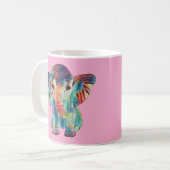 Mug Coloré Éléphant Mignon (Devant gauche)