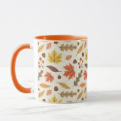 Mug Coloré Feuille d'automne Motif (Gauche)