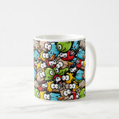 Mug Coloré Funny mignon Cartoon Oiseaux (Devant droit)