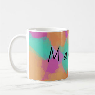 Mug Coloré Gras Artiste moderne Motif