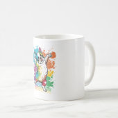 Mug Coloré Kawaii Dancing Boston Terrier (Devant droit)