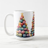 MUG COLORÉ MACARON VACANCES NOËL ARBRES (Gauche)