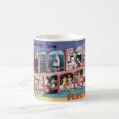 Mug Coloré Miami Beach Salutation (Centre)
