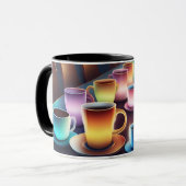 Mug Coloré moderne (Devant gauche)