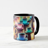 Mug Coloré moderne (Devant droit)