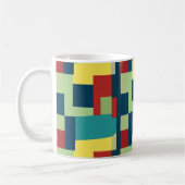 Mug Coloré Moderne Géométrique Abstraite (Gauche)