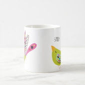 Mug Coloré moderne Oiseau précoce  (Centre)