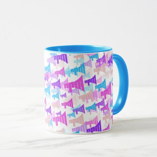 Mug coloré NPM (Devant droit)