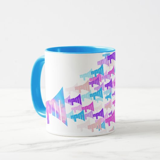 Mug coloré NPM (Devant gauche)
